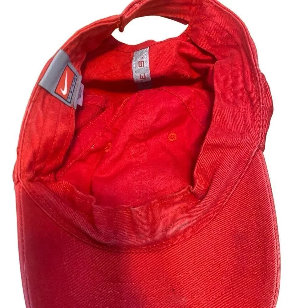 Ohio State buckeyes Nike hat, red gray adjustable